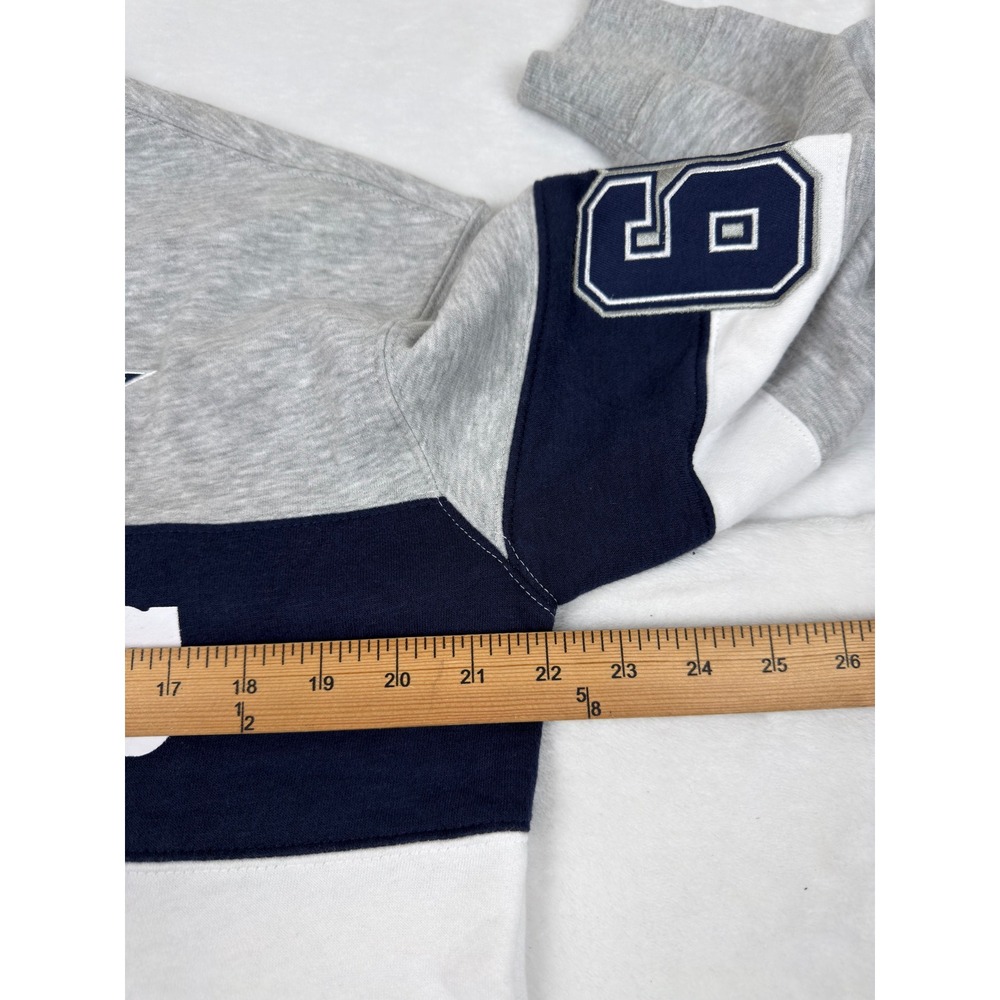 Ultra Game NFL Dallas Cowboys Sweatshirt Mens Medium Grey Colorblock New - Picture 5 of 8